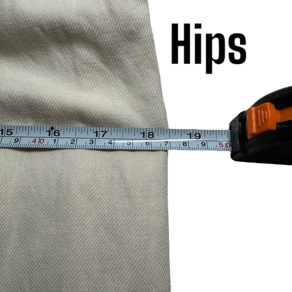 Aerie paper bag waist pants super soft comfy women’s small cream - Picture 9 of 11